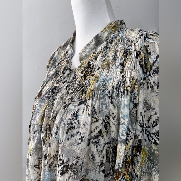 IRO Kleok Blouse Silk Blend Large (40) - Picture 3 of 15